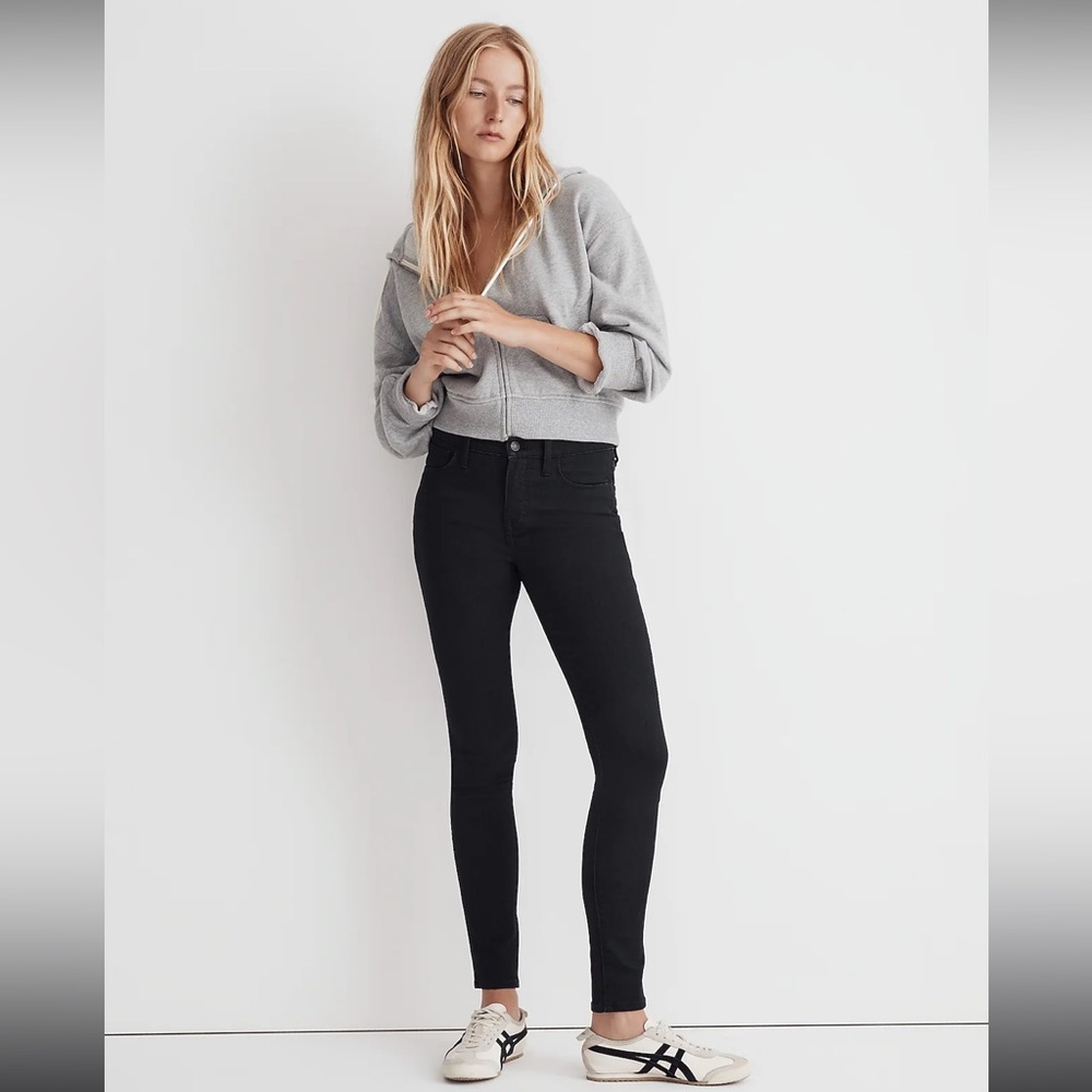 Madewell 9” Rise Skinny Jeans Black Size 31 (12)